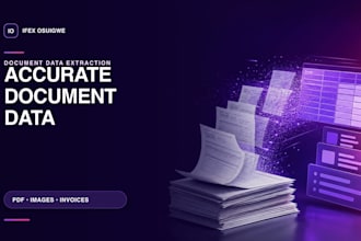 extract data from PDF images invoices and bank statements accurately