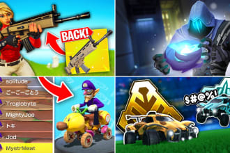 design high quality gaming youtube thumbnails
