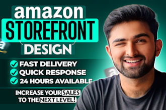 create amazon storefront design and brandstore design