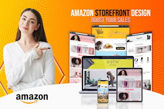 create amazon storefront design and brandstore design