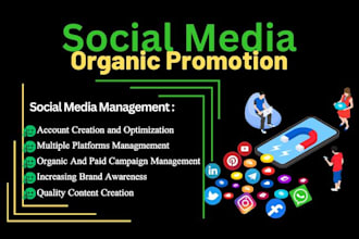 do organic social media  promotion