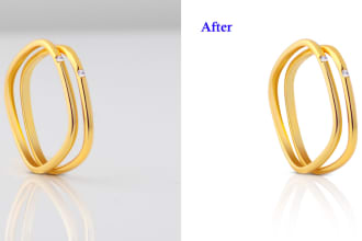 create high end and unique jewelry retouching