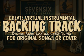 create backing track for original song or cover
