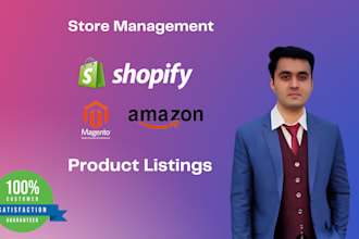be your shopify virtual assistant and store manager