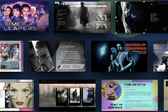 design your movie or TV series pitch deck