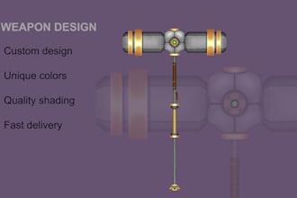 draw any fantasy weapon for you