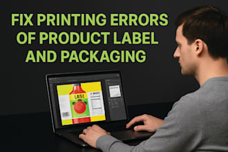 quickly prepare product label and packaging ready for print