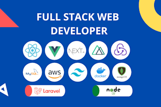 be your laravel, nodejs, reactjs, vuejs developer