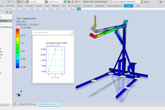 do fea, stress analysis, displacement simulation cad product