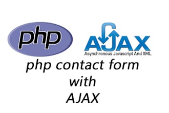 create php contact form with ajax