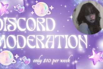 be your discord server moderator or manager