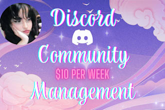 be your discord server moderator or manager