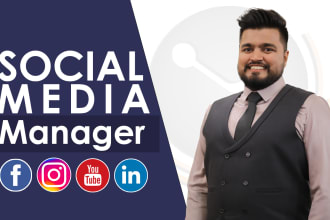 be your social media manager and post designer