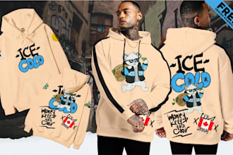design streetwear clothing merch graphic t shirt and hoodie
