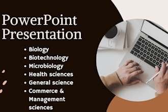 design powerpoint, biology, biotechnology, health sciences, management sciences