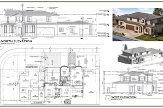 be your architect for permit drawings, mep and blueprints