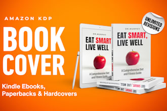 do amazon kdp book cover design, ebook cover design