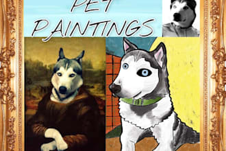 paint your pet in any artstyle you like