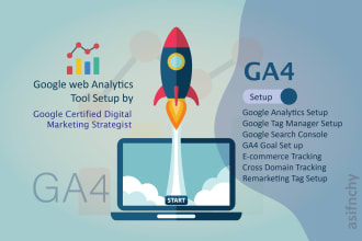 setup google analytics, ga4, tag manager, search console