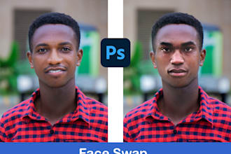 swap face your image using photoshop