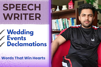 write an eloquent wedding or memorable occasion speech