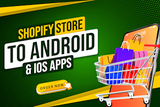 convert shopify store to ios and android app