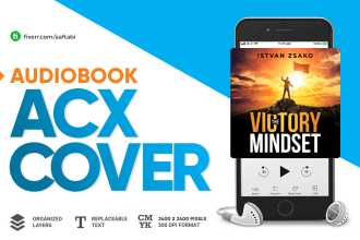 design a professional audiobook acx cover