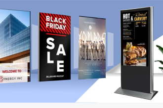 develop a complete digital signage system for you