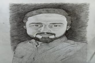 draw pencil portrait sketch