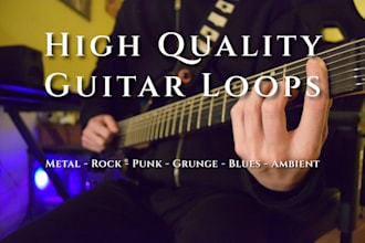 produce custom guitar loops