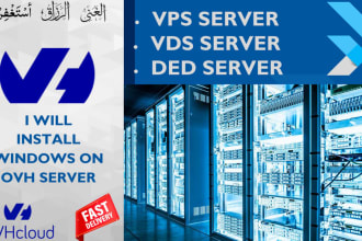 install windows os on ovh vps server