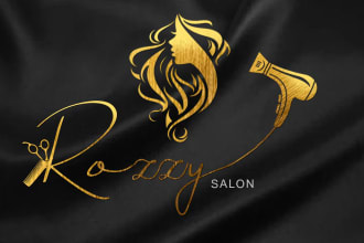 do hair extensions nails beauty cosmetic and salon logo