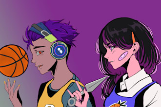 make nft art character cartoon design illustration