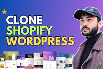 clone ecommerce landing page shopify store or woocommerce website