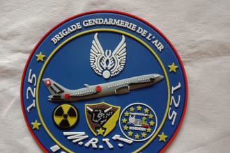 produce custome pvc rubber patches badges 2d,3d