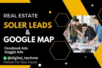 provide you USA solar leads using google map