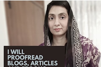 proofread and edit your article