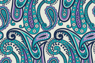print paisley pattern design fabric allover patterns floral