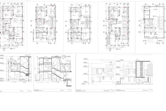 draw floor plans, elevations and section drawings