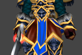 make 3d models for rts game warcraft iii
