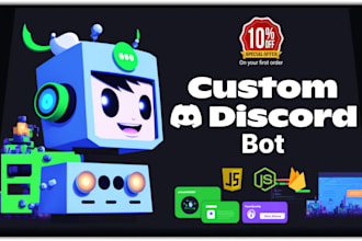 create custom discord bot with node js