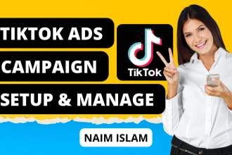 setup, run and manage tiktok ads campaign, tik tok ads, tiktok advertising