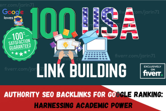 100 high domain authority seo backlinks , link building for google ranking