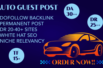 publish your guest post on pure high quality auto blog