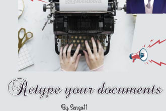 retype handwritten notes, pdf document and book