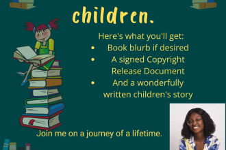 write and illustrate amazing children story book and work book