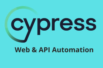 do web and API automation with cypress