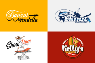 do modern timeless logo design with copyrights