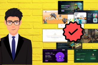 build high converting crypto token, coin, meme, ico website, or landing page