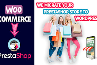 prestashop migration to wordpress woocommerce